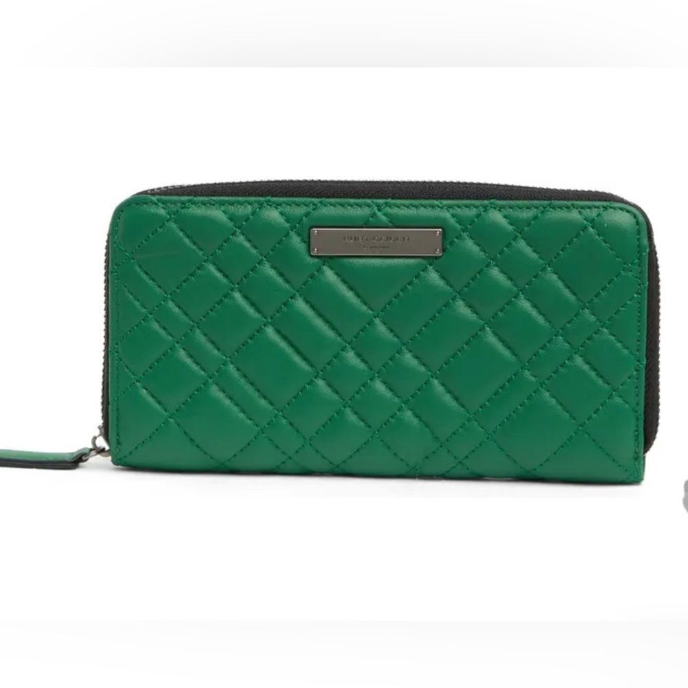 Kirk Geiger London Quilted Leather Zip-Around Wallet